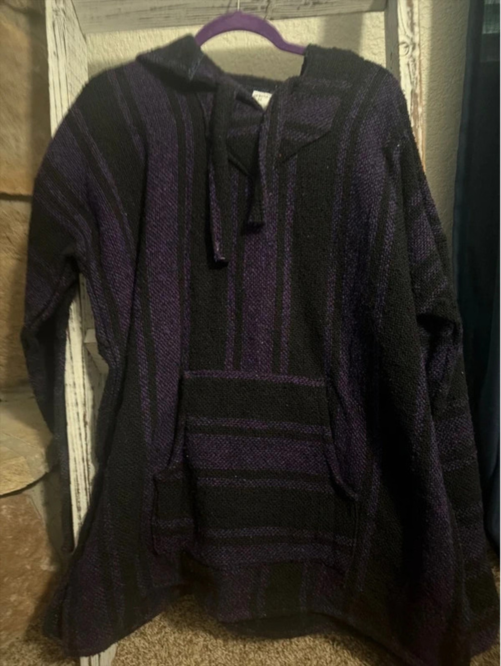 Mr Baja Black and Purple Hoodie